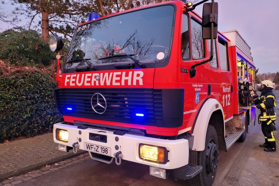 Die Feuerwehr Wolfenbüttel rückte am Freitag zu einem Einsatz aus. 