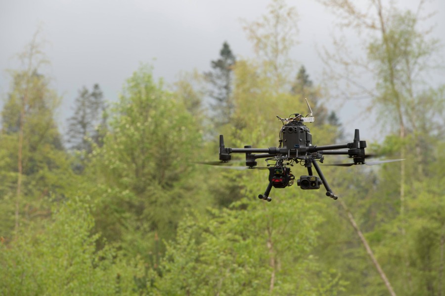 Harz: Drohnen fliegen über den Wald – und haben eine ungewöhnliche Aufgabe. (Symbolbild) 
