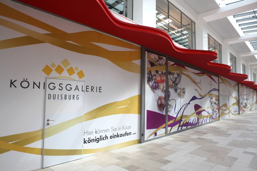 Die Königsgalerie in Duisburg hat ein weiteres Geschäft verloren. (Symbolbild)