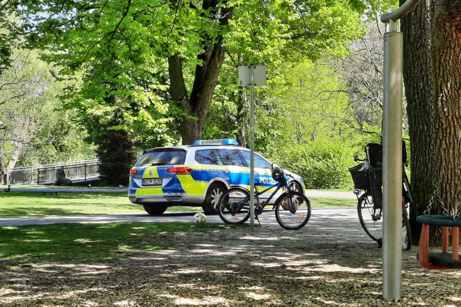 Auch im Inselwallpark Braunschweig war die polizei am Vatertag zu Gast. (Archivbild)