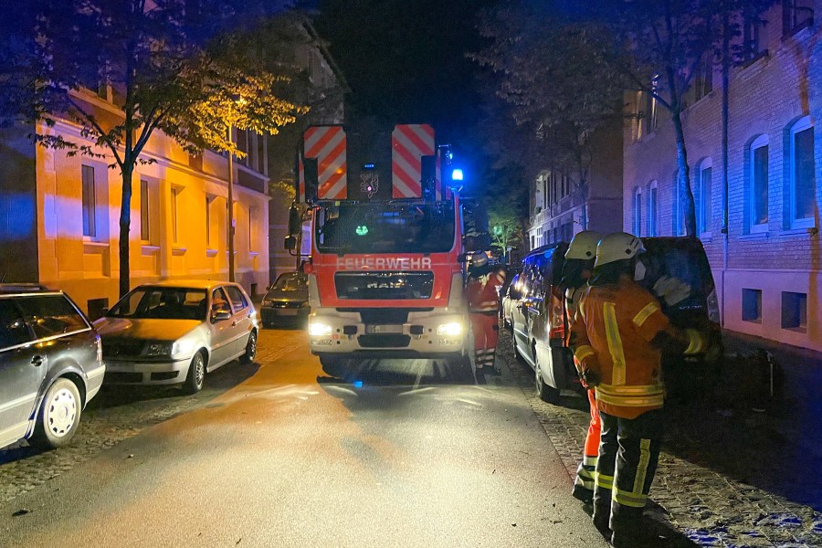Braunschweig: In einem Mehrfamilienhaus mitten in der Stadt hat es gebrannt!