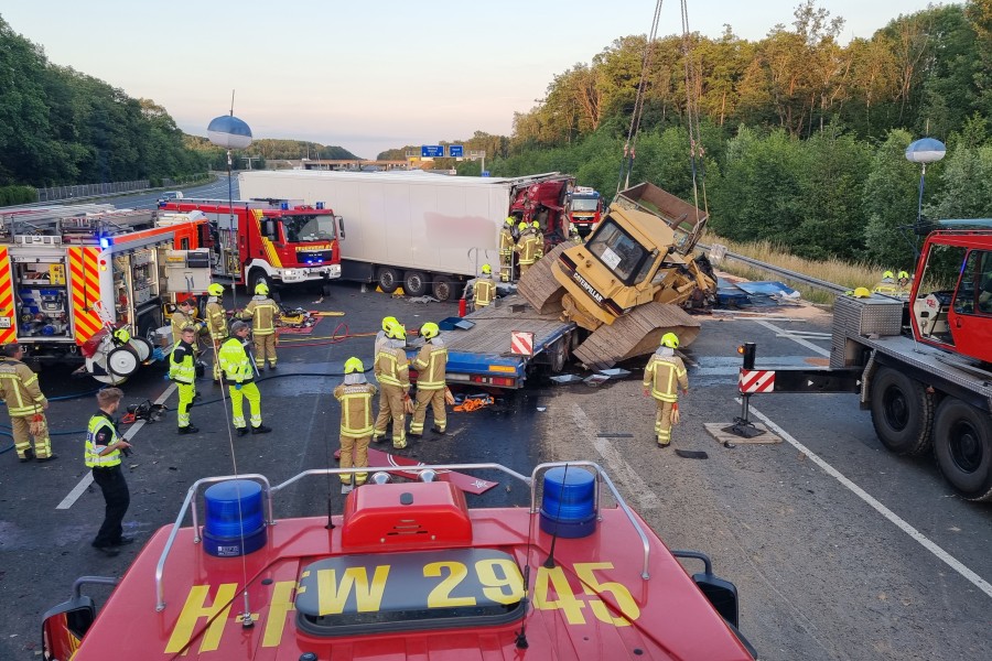 Schrecklicher Unfall auf der A2 bei Hannover! 