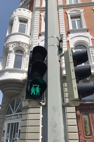 Im Braunschweiger Kultviertel gibt es neue Ampelpärchen. 