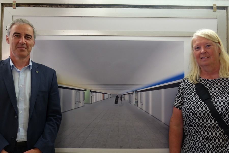 Der Tunnel am Braunschweiger Hauptbahnhof soll im wahrsten Sinne des Wortes in neuem Licht erstrahlen. 
