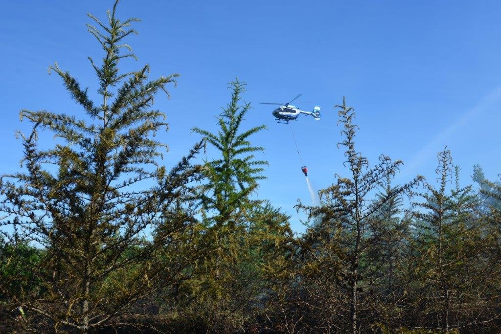 Harz Brand Hubschrauber