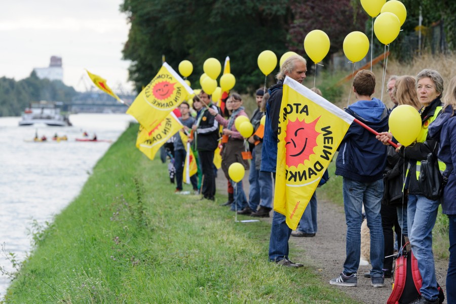 In Braunschweig gibt es immer wieder Anti-Atom-Proteste gegen das Unternehmen. (Archivbild)