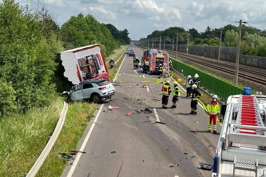 Danndorf (Helmstedt): Bei diesem Unfall ist ein Mann ums Leben gekommen.