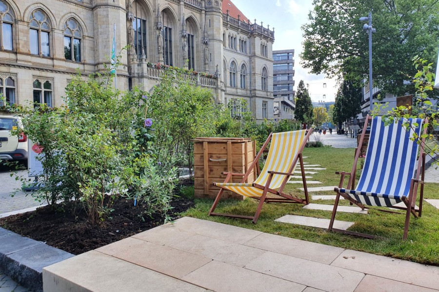 Der Stadtgarten in Braunschweig soll zum Verweilen einladen. 