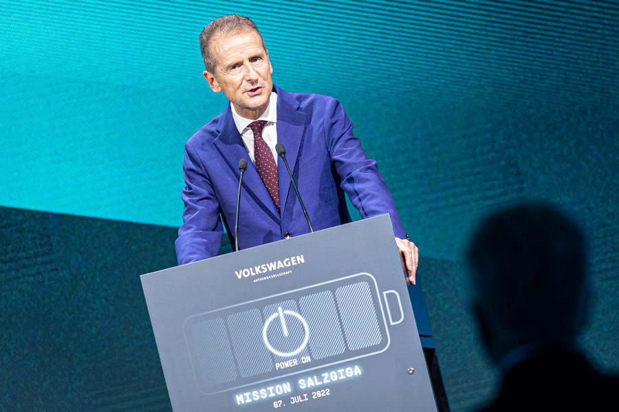 Frühzeitiger Schlussstrich? Herbert Diess kreuzt nicht bei der Bilanz-Präsentation von VW auf! (Symbolbild)