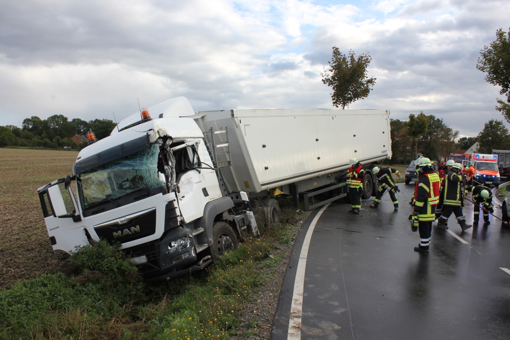 Lkw-Crash im Kreis Peine!