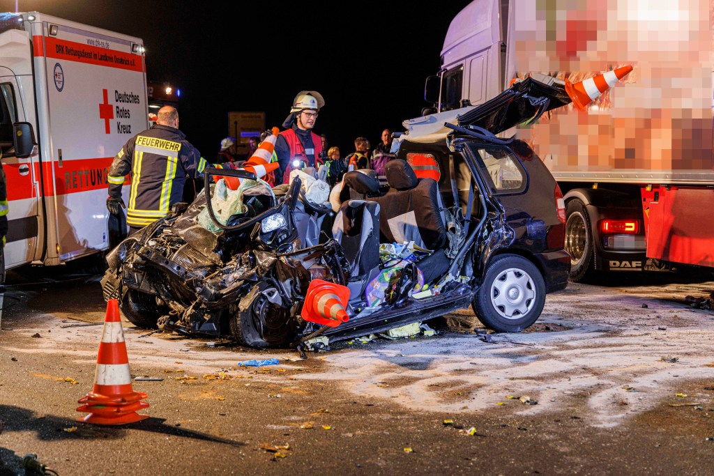 Horror-Crash bei Osnabrück in Niedersachsen!
