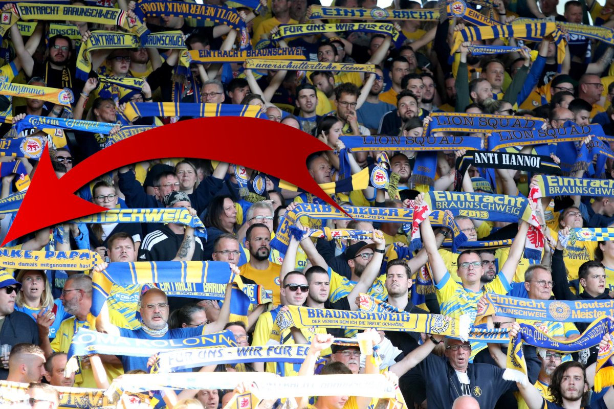 BTSV: BS-Fans Fangesang! #Braunschweig #Eintracht