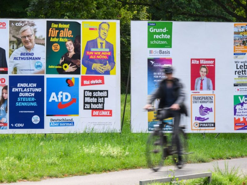 Auch im Wahlkampf zur Landtagswahl werden Wut und Frust an den Wahlplakaten ausgelassen.