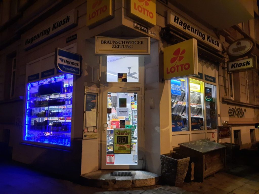 In Braunschweig haben zwei Männer versucht, diesen Kiosk auszurauben. Aber daraus wurde nichts.