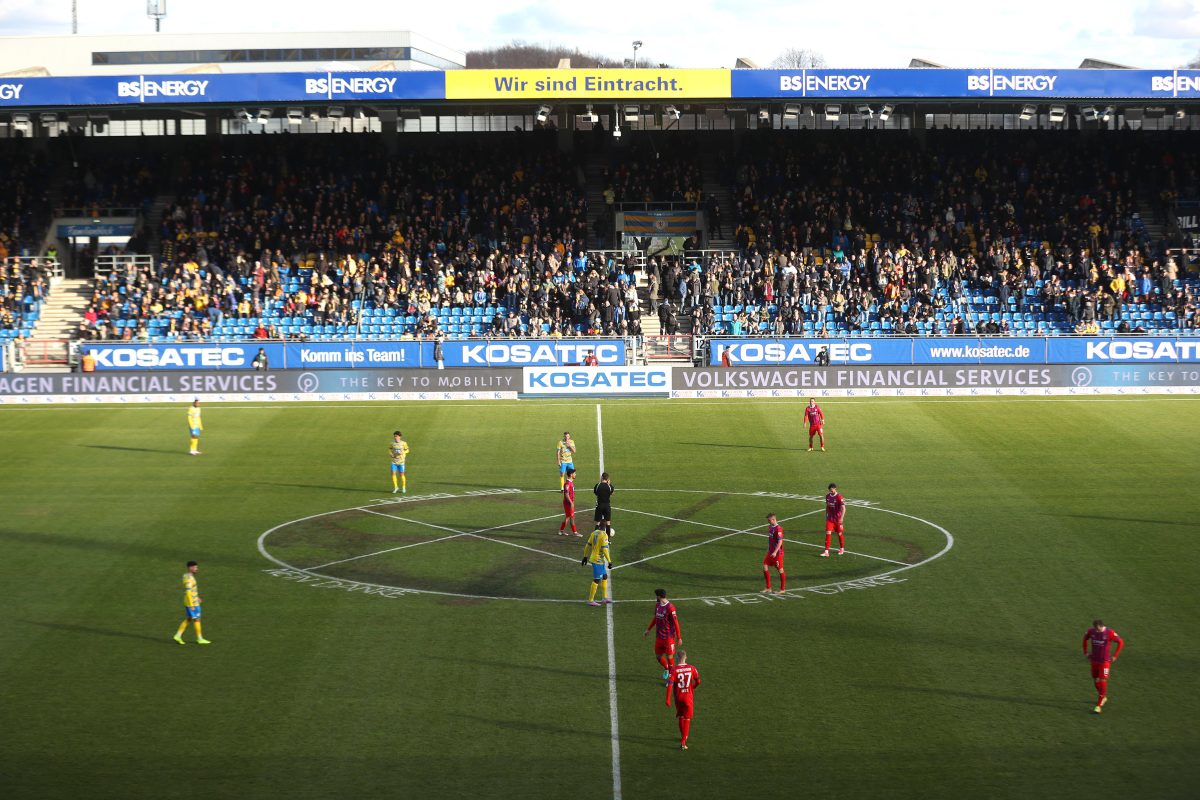 Eintracht Braunschweig: Der Einbruch hinterließ sichtbare Spuren.