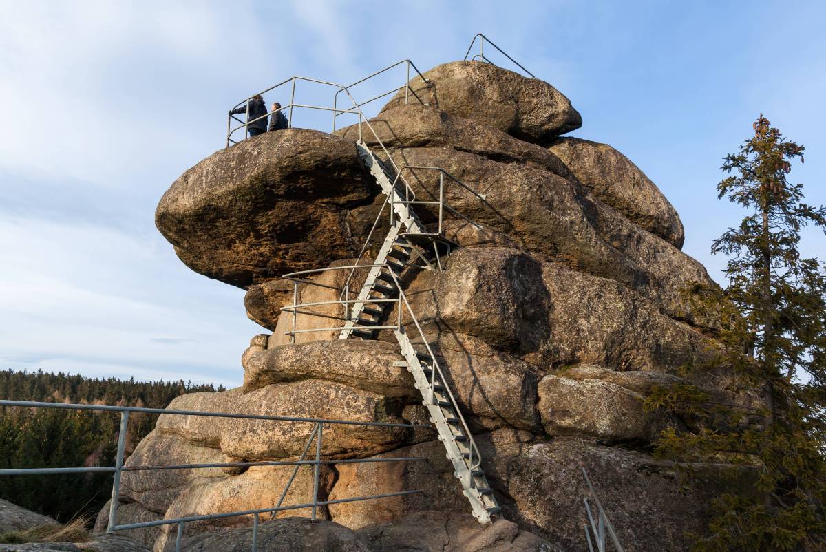 Der Ottofelsen ist ein beliebtes Ausflugsziel im Harz. Doch die Umgebung hat sich ganz schön verändert.