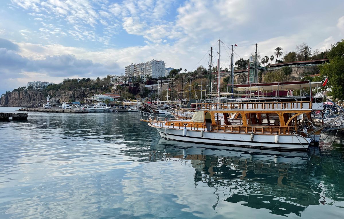 Der Hafen von Antalya in der Türkei