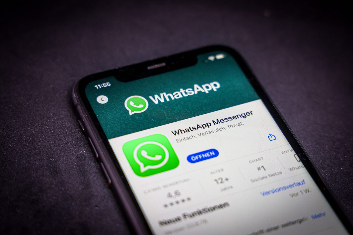 Whatsapp auf Smartphone geöffnet
