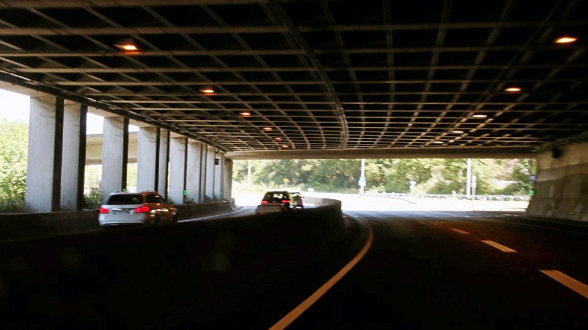 Im Heidbergtunnel in Braunschweig hat es am Montag gekracht.