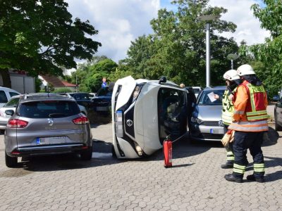 Eine Frau hat in Wolfenbüttel eigentlich nur einparken wollen. Aber daraus wurde nichts.