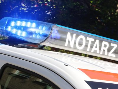 Notarzt mit Blaulicht