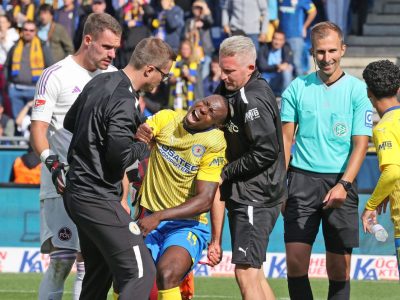 Eintracht Braunschweig: Keine guten Nachrichten bei Anthony Ujah.