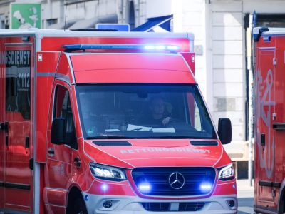 Krankenwagen mit Blaulicht