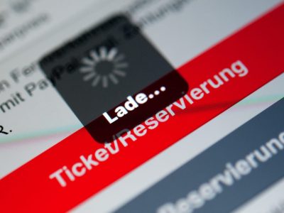 Ticketreservierung DB App der Deutschen Bahn