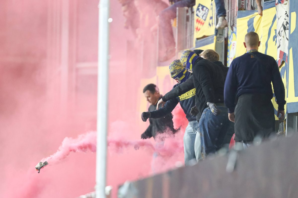 Vor Hannover 96 – Eintracht Braunschweig sorgten sich die Fans vor Szenen wie in Elversberg.