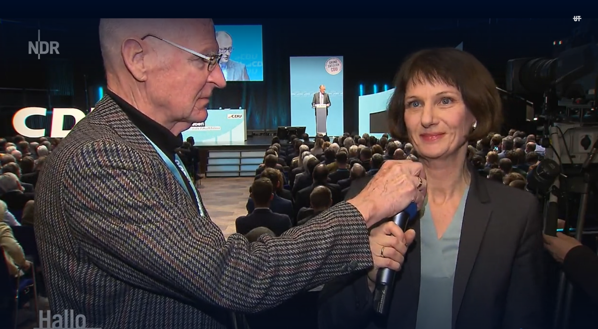 Die Live-Schalte des NDR zur CDU-Regionalkonferenz in Hannover wurde unterbrochen.