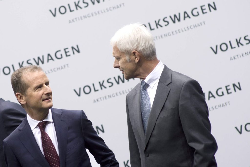 Die beiden Winterkorn-Nachfolger bei VW (Herbert Diess udn Matthias Müller) haben schon ausgesagt.