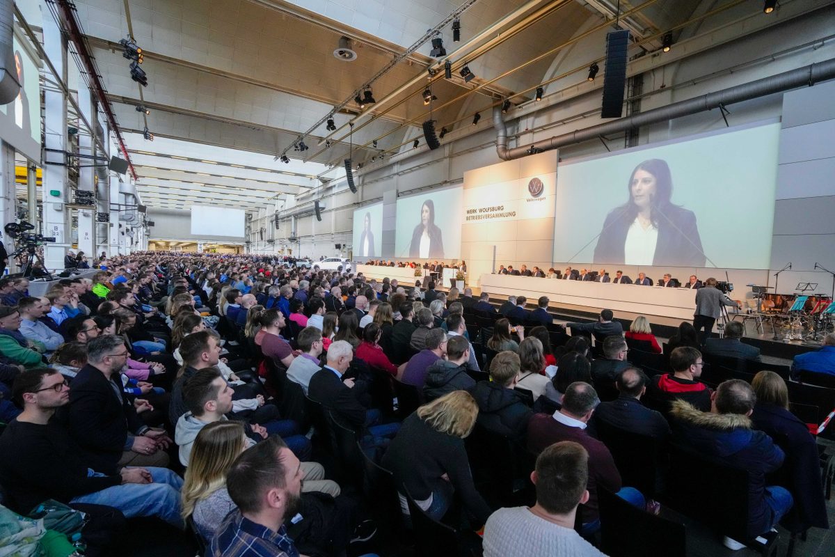 Volle Hütte bei VW am Mittwoch!