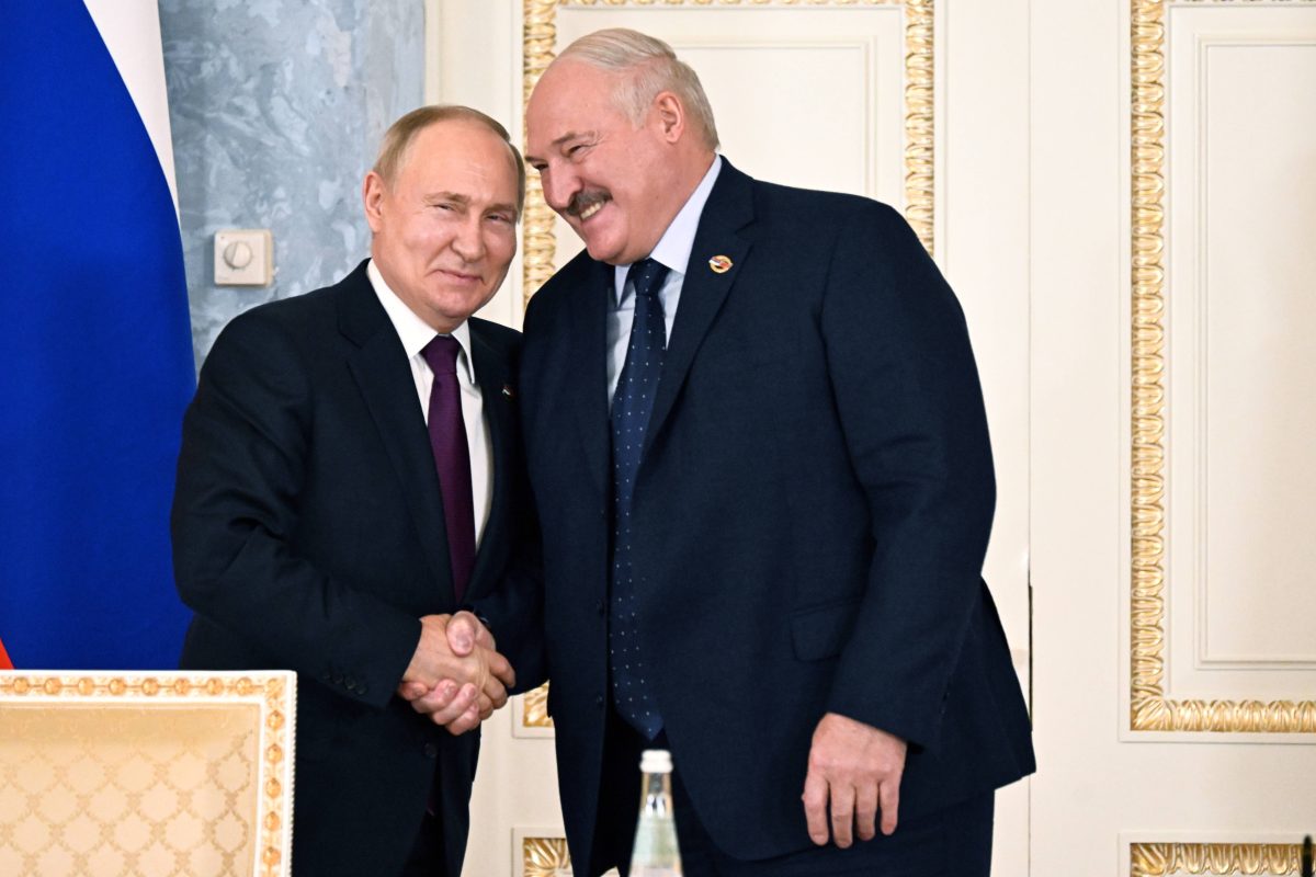 Russland-Despot Wladimir Putin neben seinem belarussischen Gehilfen Alexander Lukaschenko. (Archivfoto)