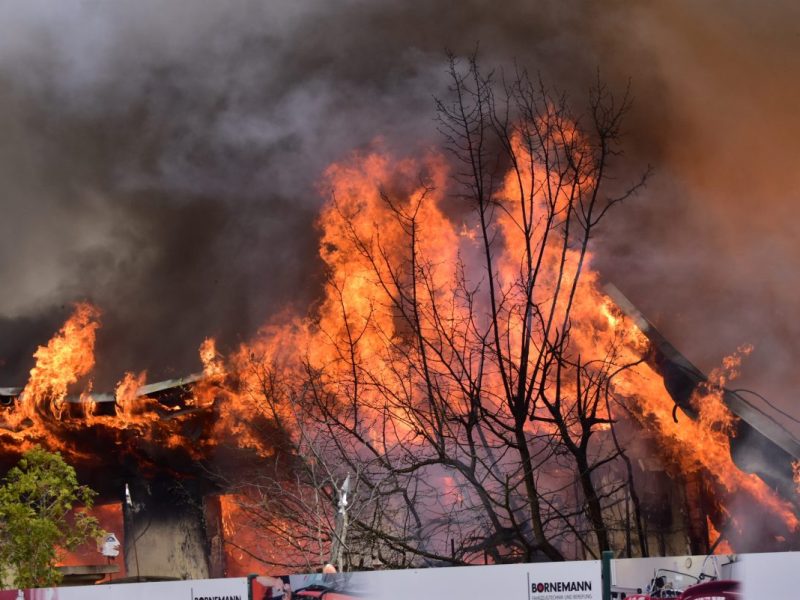 Braunschweig: War es Brandstiftung? Polizei sucht dringend Zeugen nach verheerendem Tischlerei-Feuer