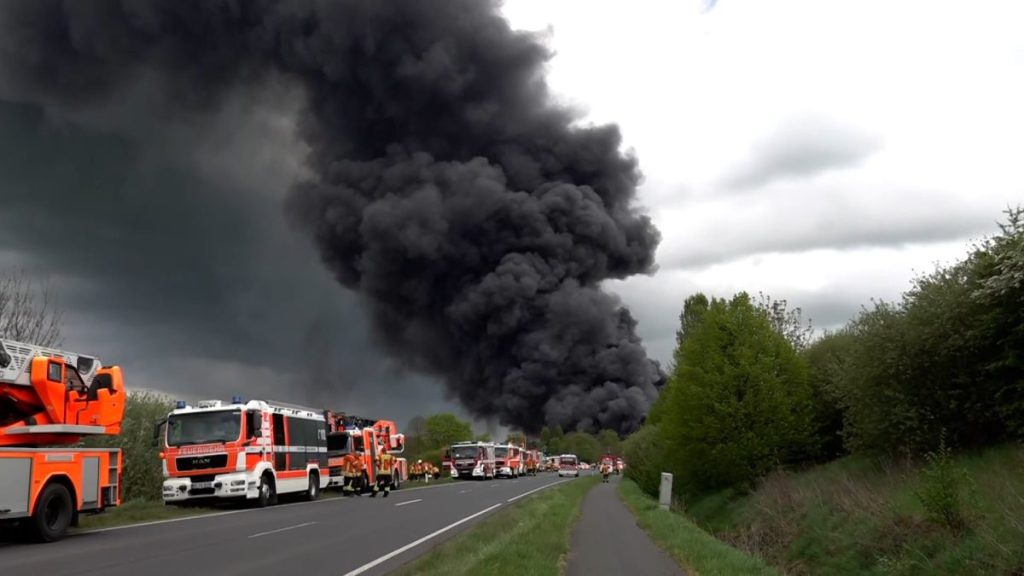 Am Dienstag brach in Braunschweig ein Großbrand aus.