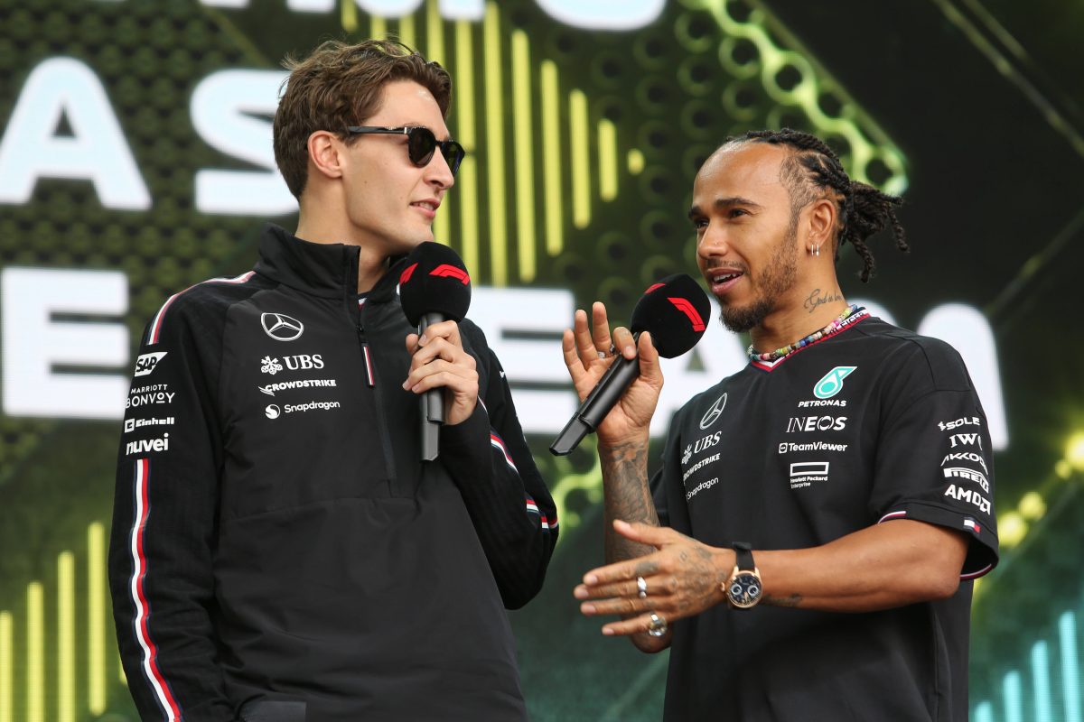 Formel 1: George Russell (l.) und Lewis Hamilton erleben eine bittere Saison.