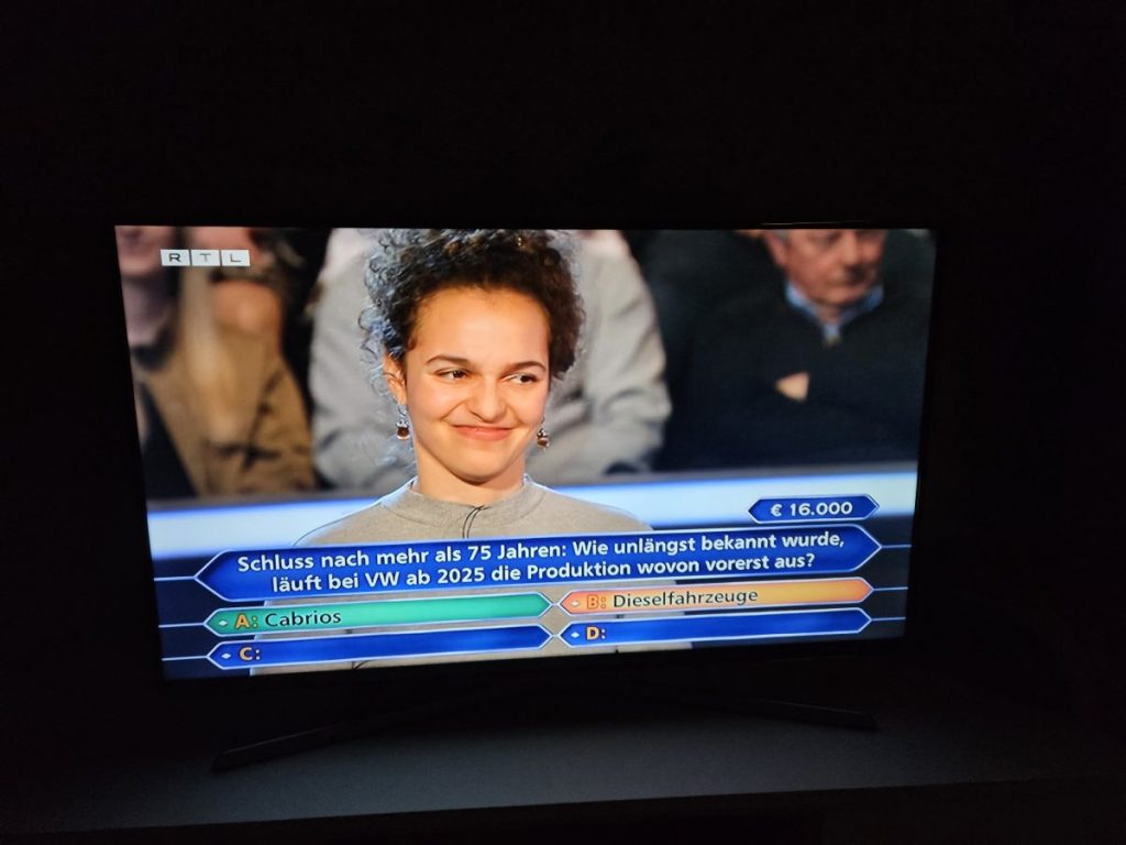 Statt 16.000 Euro durfte die Kandidatin nur 500 Euro mit nach Hause nehmen.