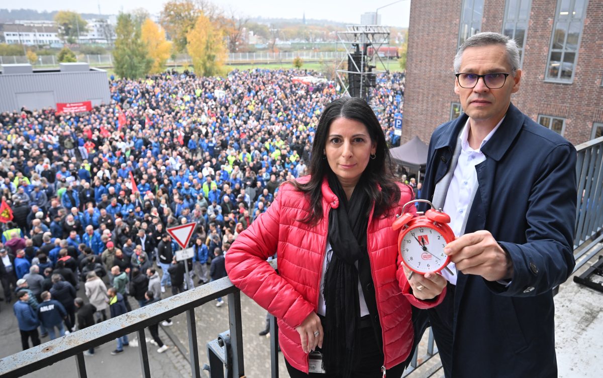 Aus Sicht von VW-Betriebsratschefin Daniela Cavallo und IG Metall-Verhandlungsführer Thorsten Gröger ist es bei Volkswagen 