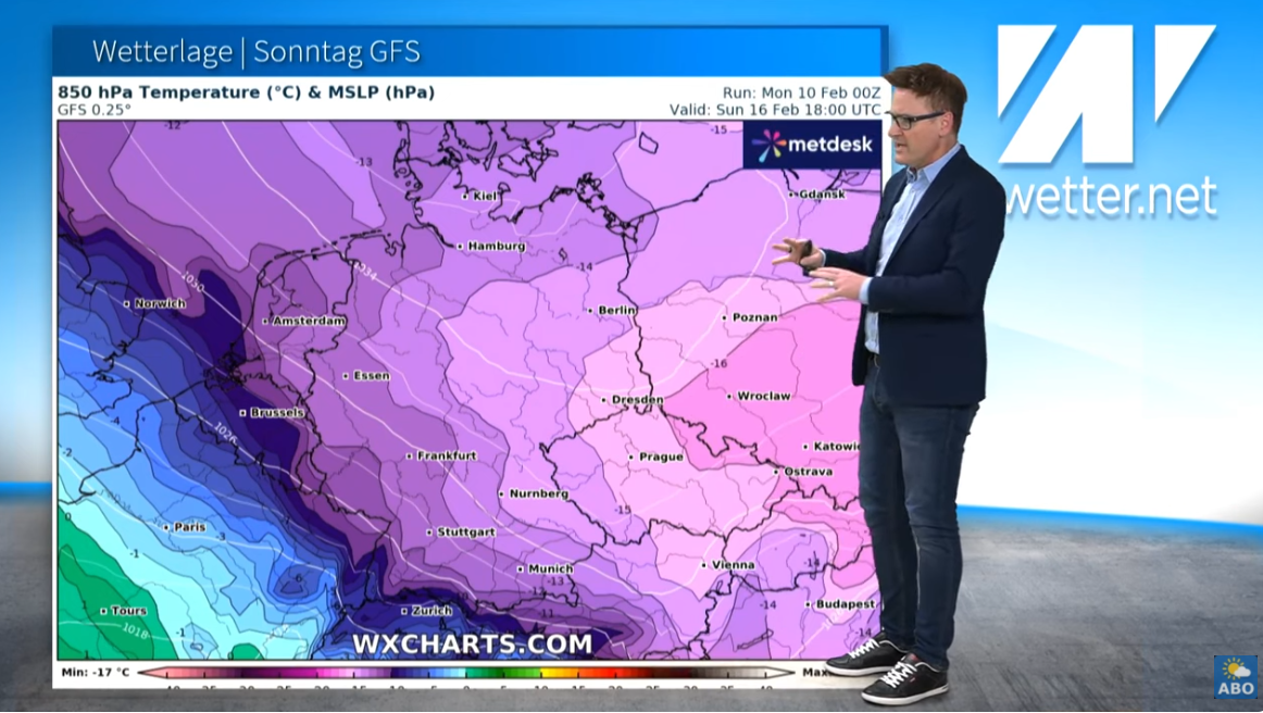 Es könnte ziemlich kalt werden bei uns in Niedersachsen...
