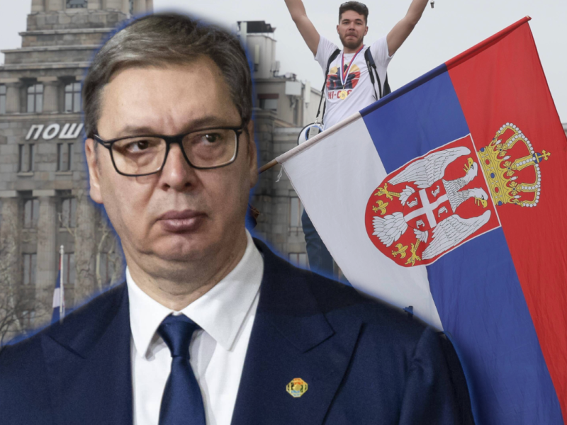 Schallkanone in Belgrad eingesetzt? PlÃ¶tzlich bricht Panik bei Demo aus