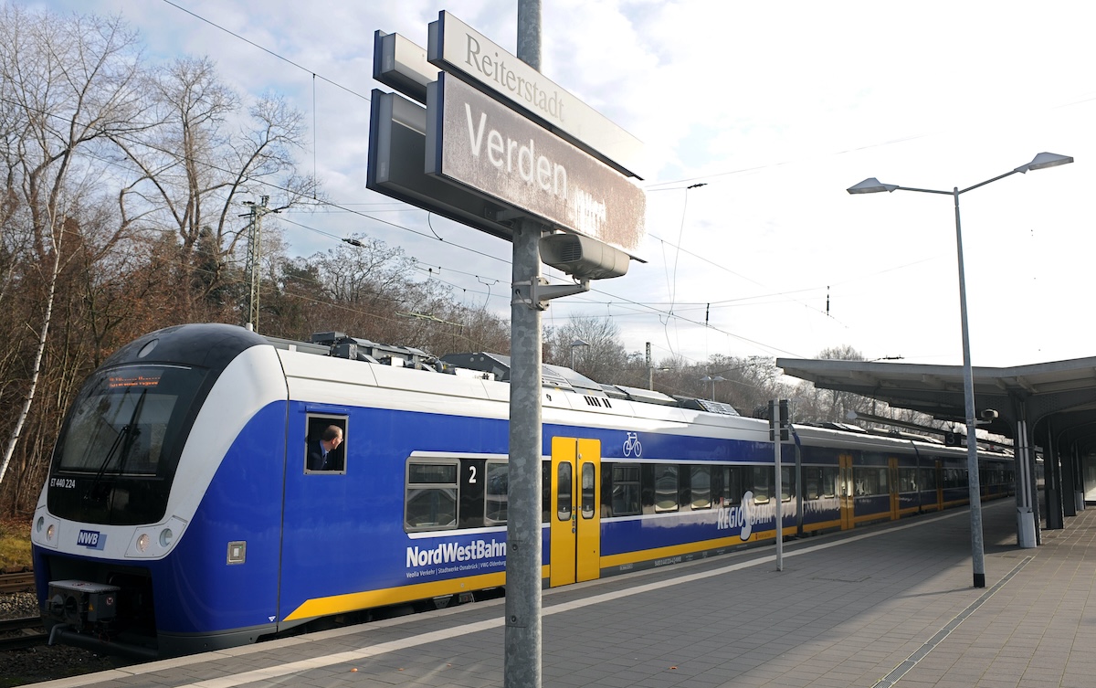 Bahnhof Verden in Niedersachsen