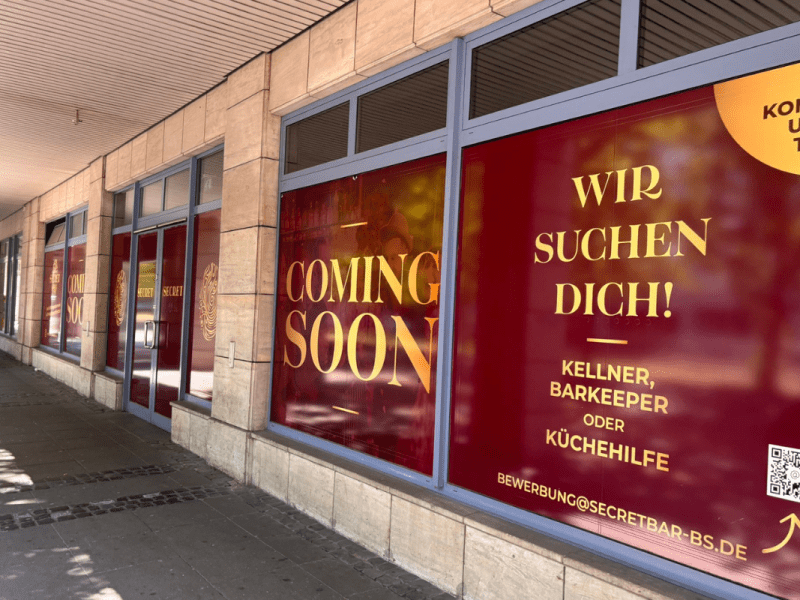 Braunschweig: Mysteriöser Laden kündigt sich an – „Dein Geheimnis ist bei uns safe“